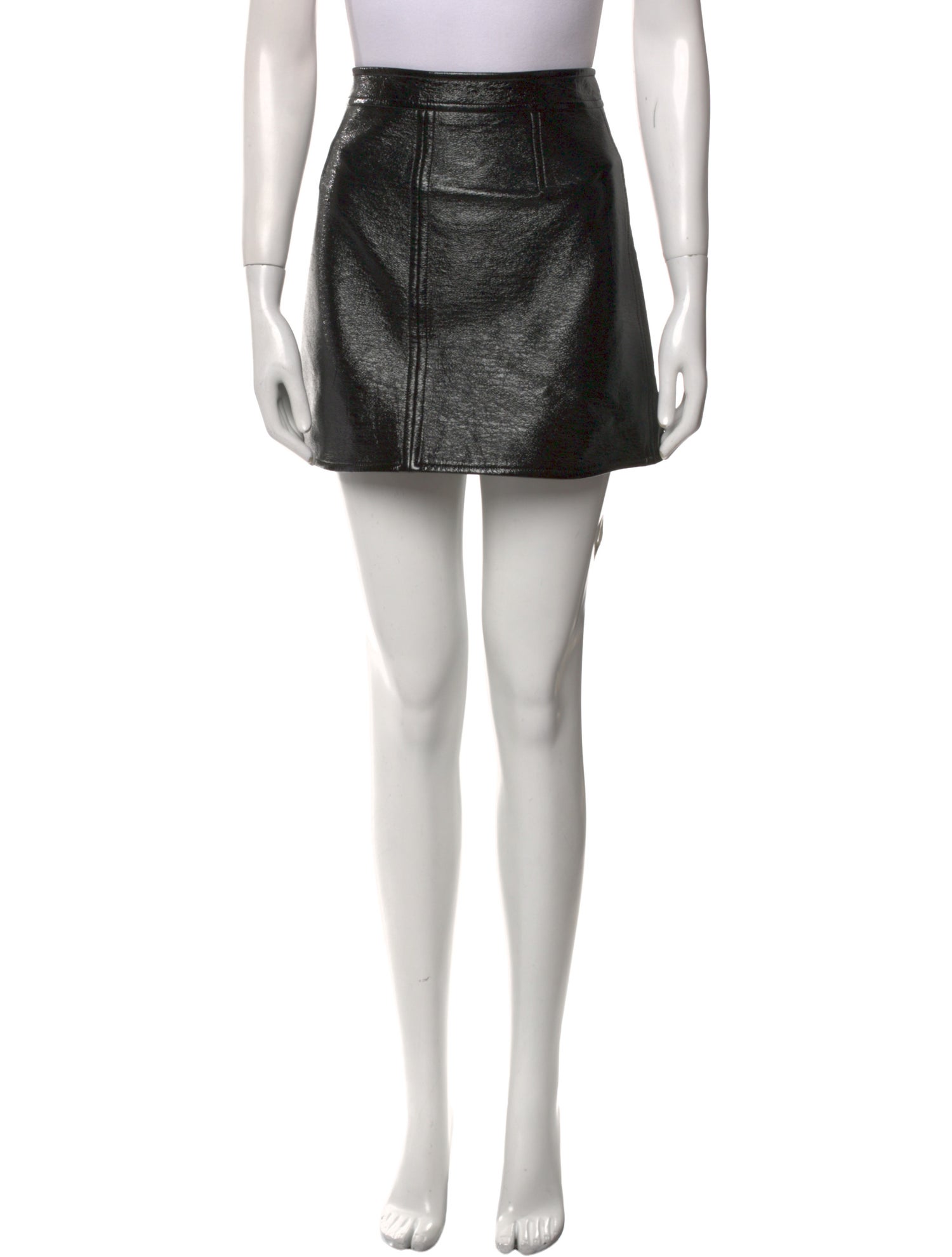 Courrèges Embroidered Accent Mini Skirt