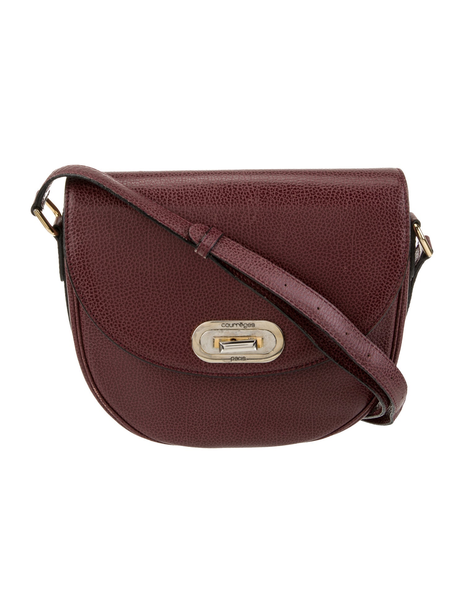 Courrèges Leather Crossbody Bag