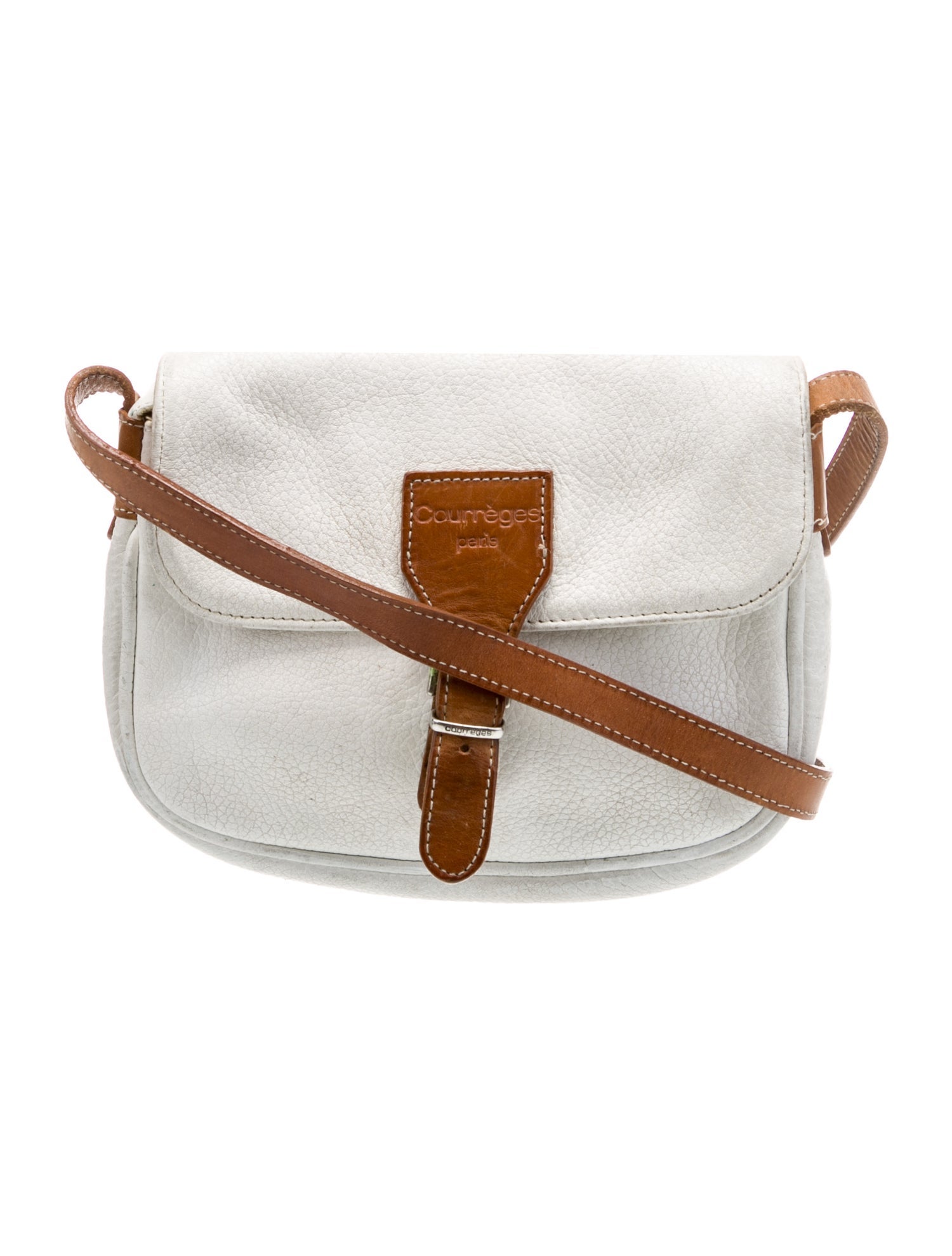 Courrèges Leather Crossbody Bag