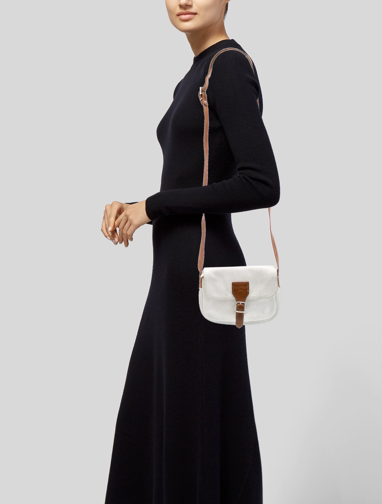 Courrèges Leather Crossbody Bag