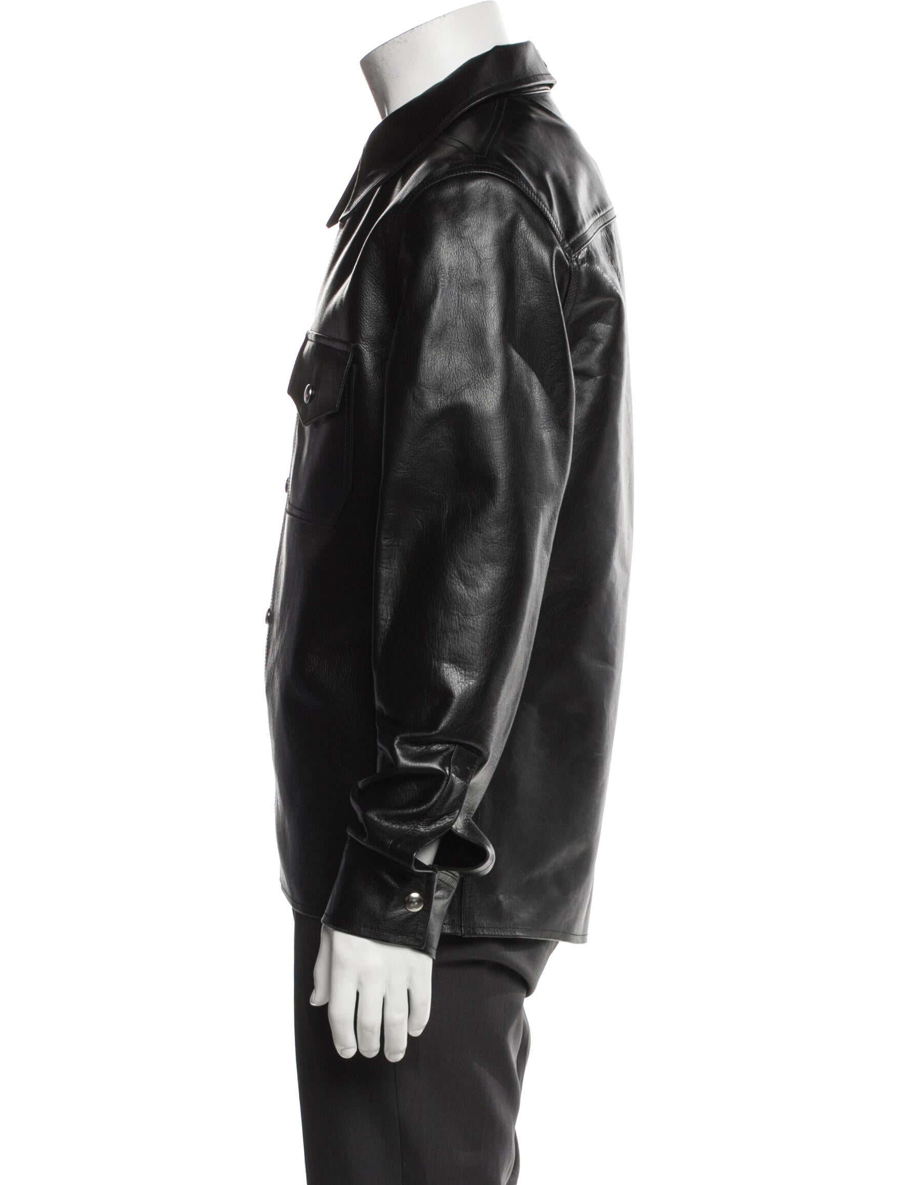 Courrèges Leather Moto Jacket w/ Tags