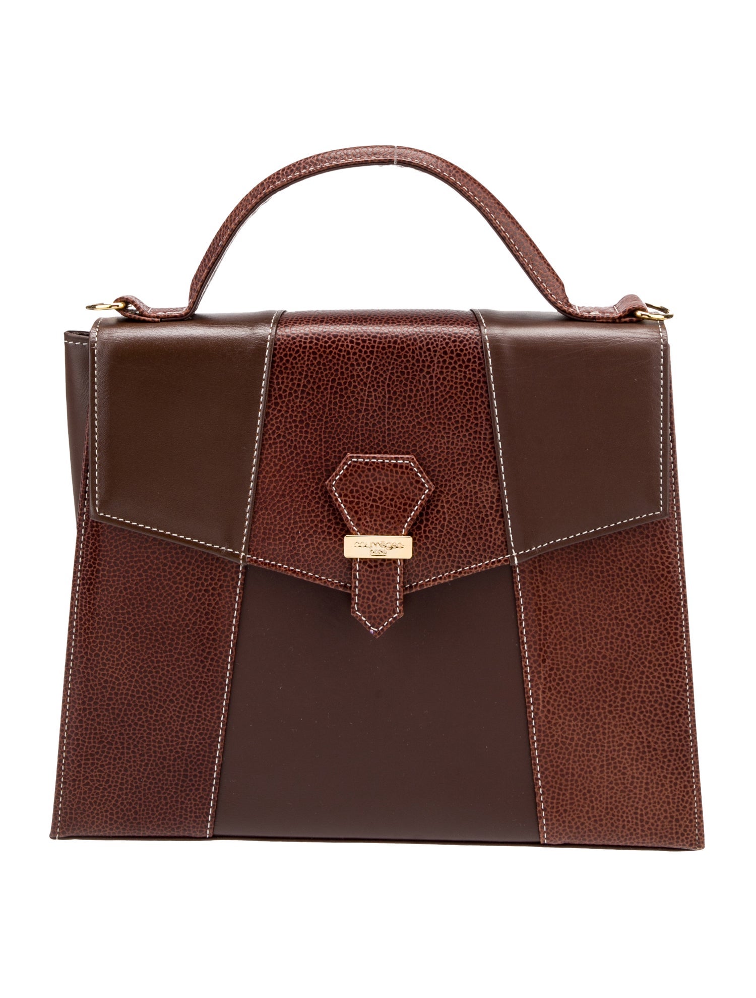 Courrèges Leather Top Handle Bag