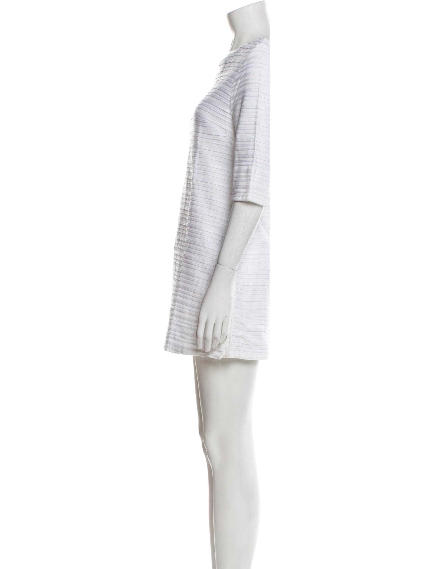 Courrèges Bateau Neckline Mini Dress