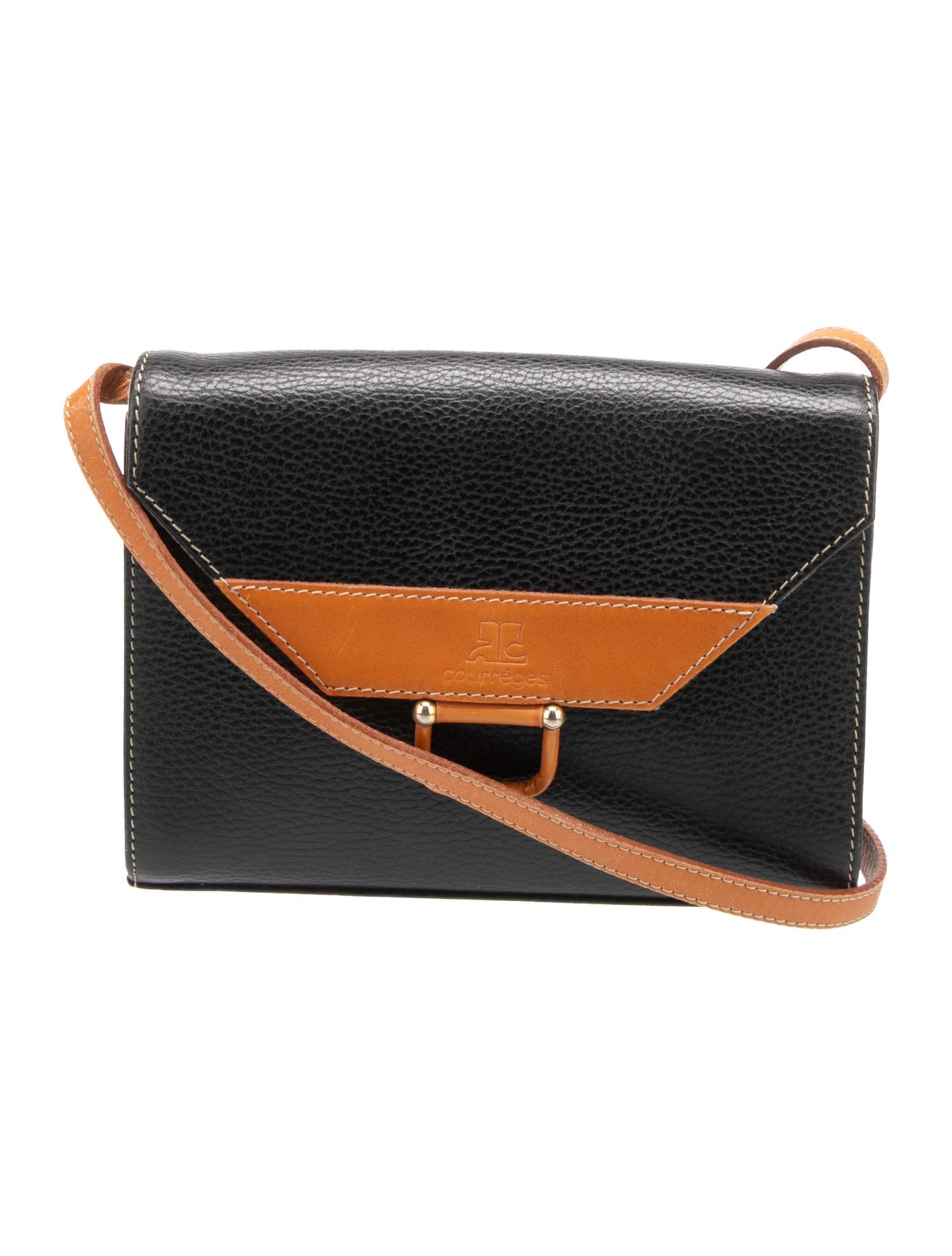 Courrèges Leather Crossbody Bag