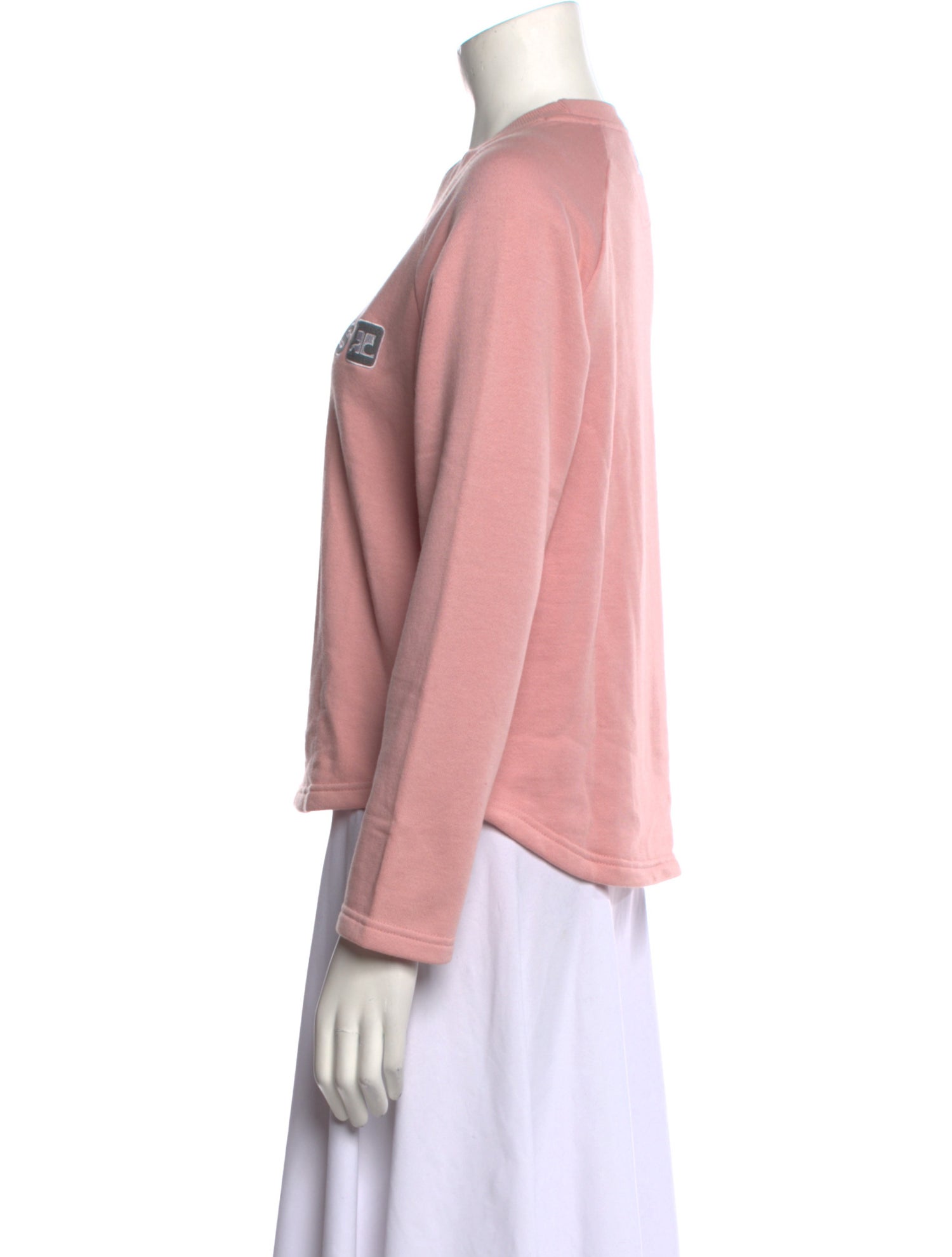 Courrèges Graphic Print Crew Neck Sweater