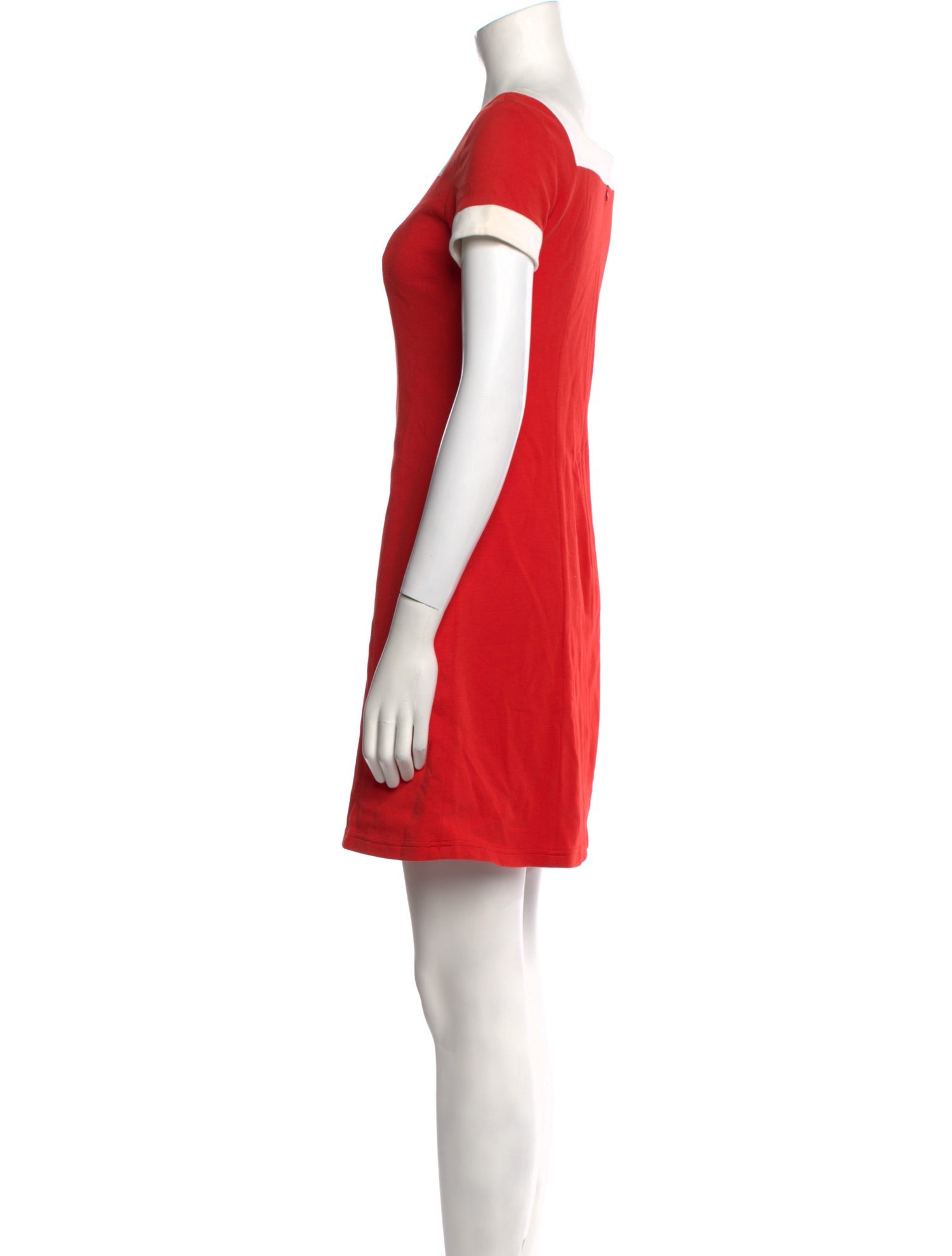 Courrèges Square Neckline Mini Dress