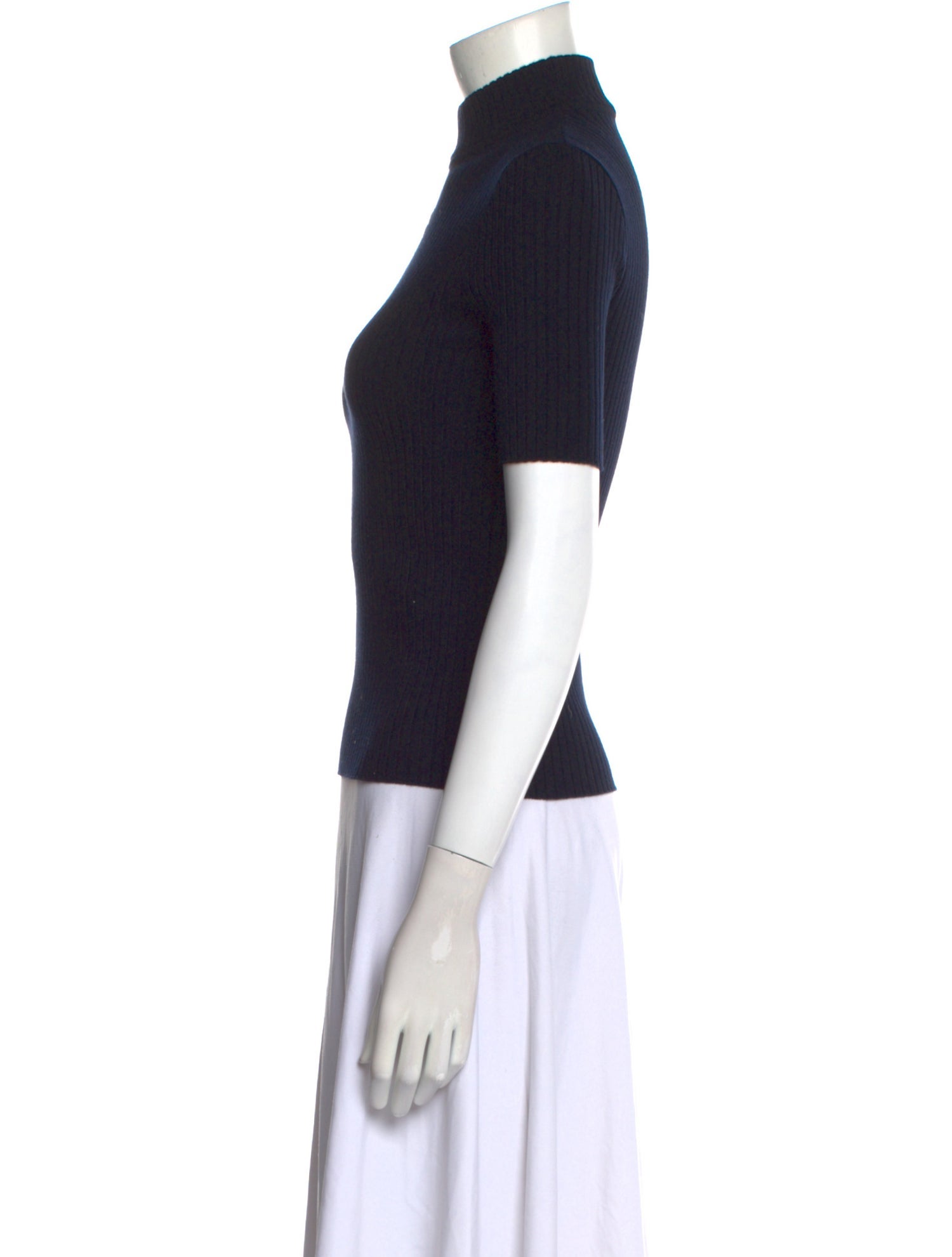 Courrèges Turtleneck Short Sleeve Top