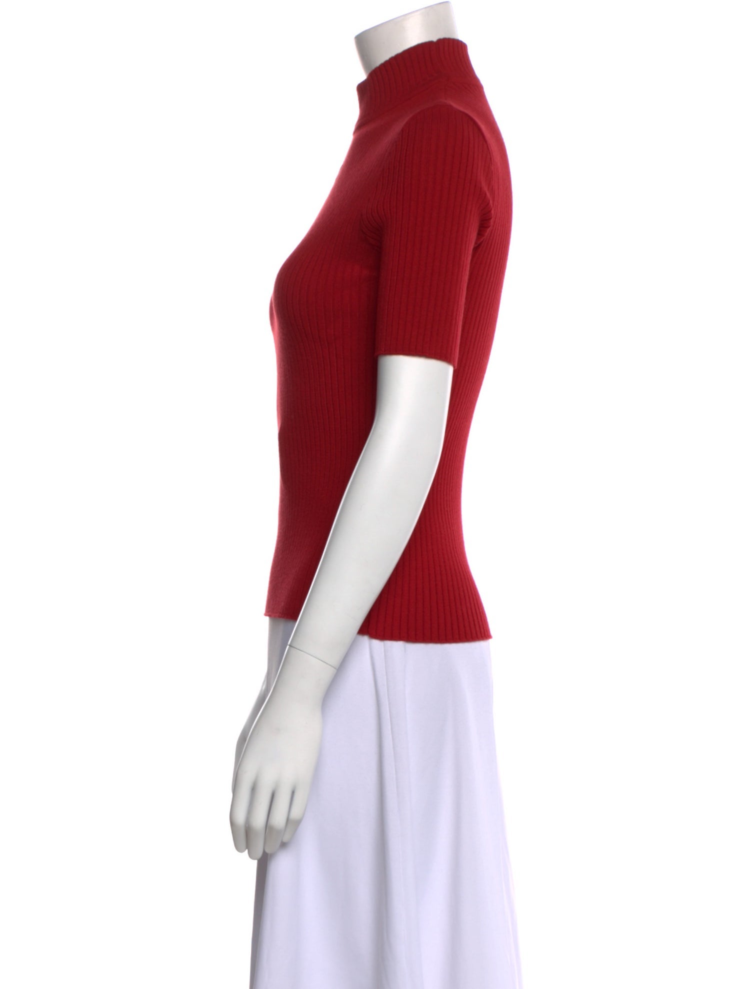 Courrèges Turtleneck Short Sleeve Top