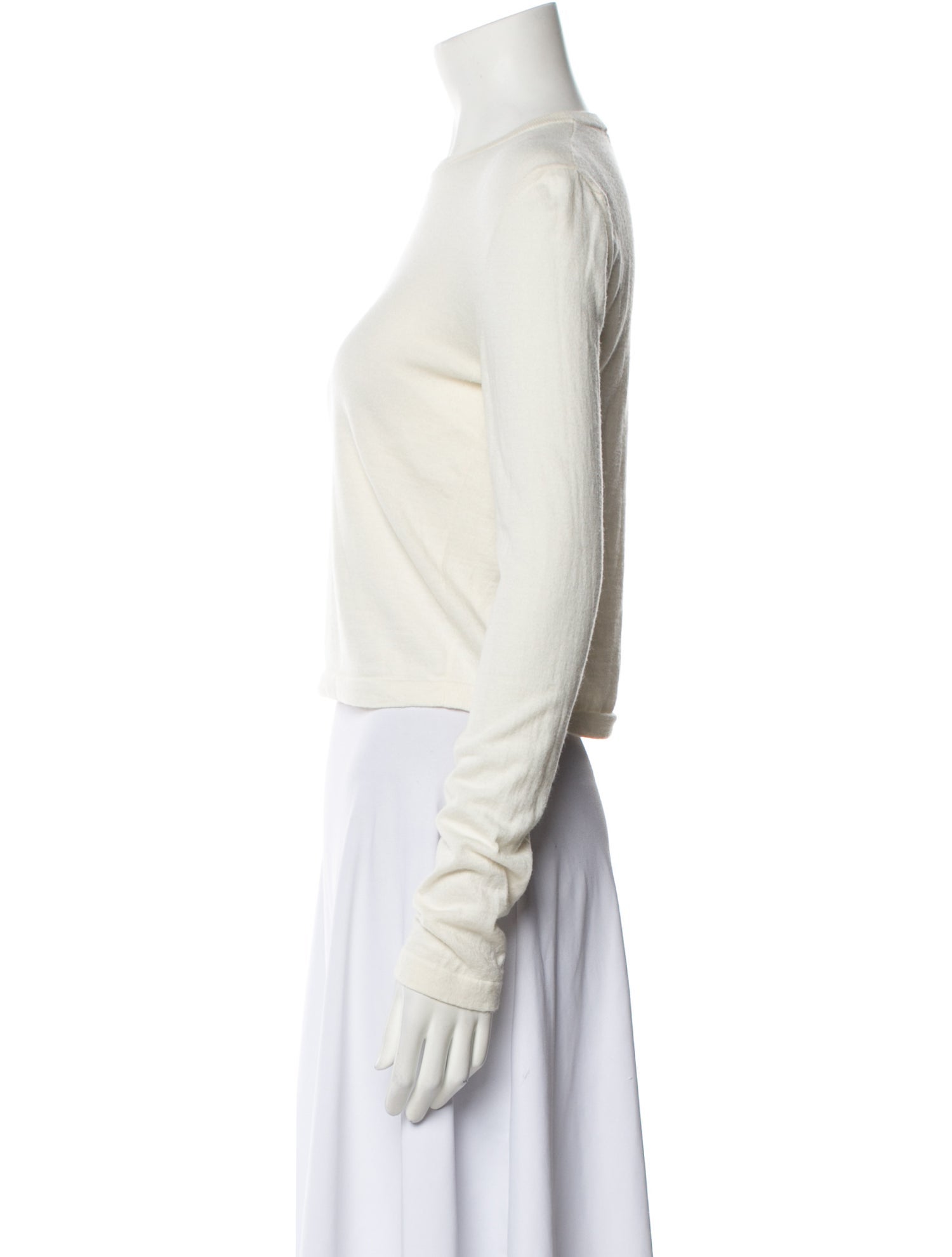 Courrèges Crew Neck Long Sleeve T-Shirt