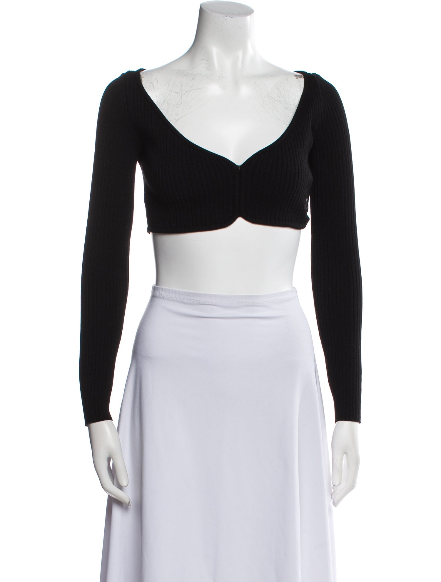 Courrèges Plunge Neckline Sweater w/ Tags