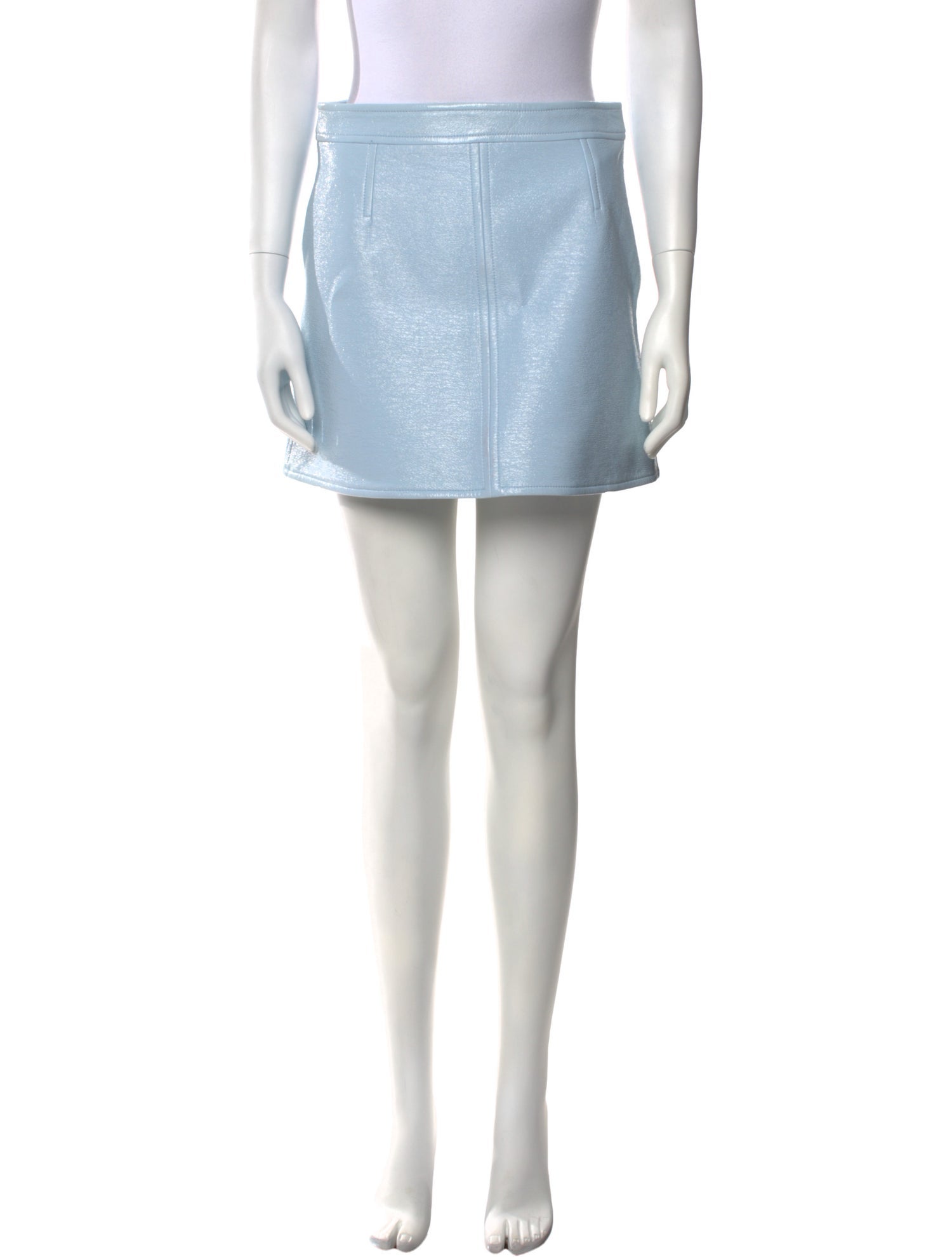 Courrèges Embroidered Accent Mini Skirt
