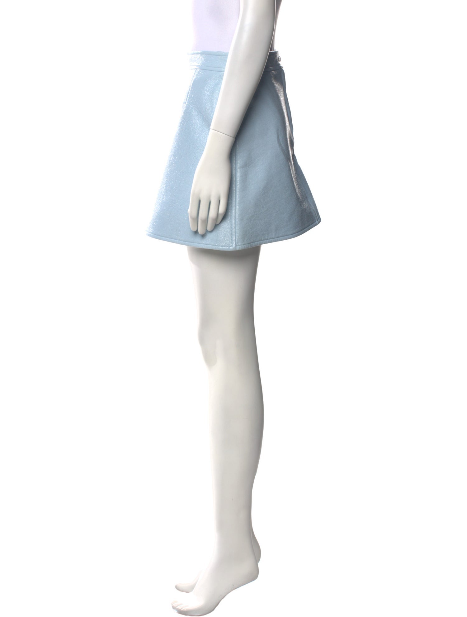 Courrèges Embroidered Accent Mini Skirt