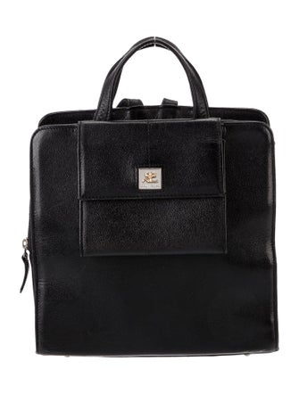 Courrèges Leather Briefcase
