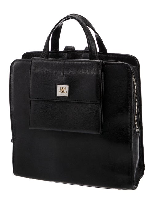 Courrèges Leather Briefcase