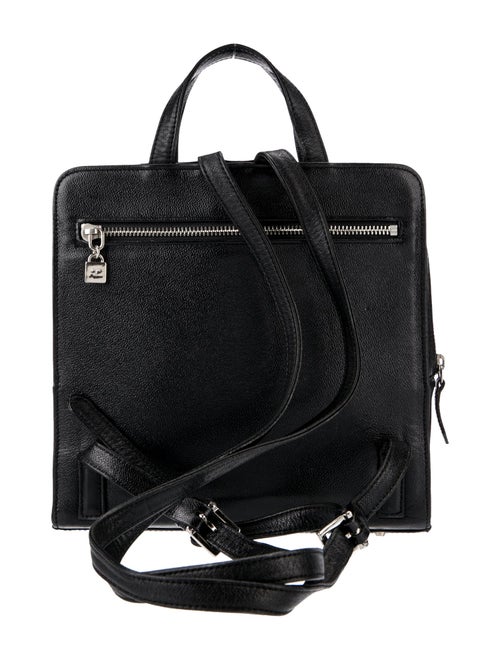 Courrèges Leather Briefcase