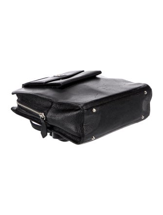 Courrèges Leather Briefcase