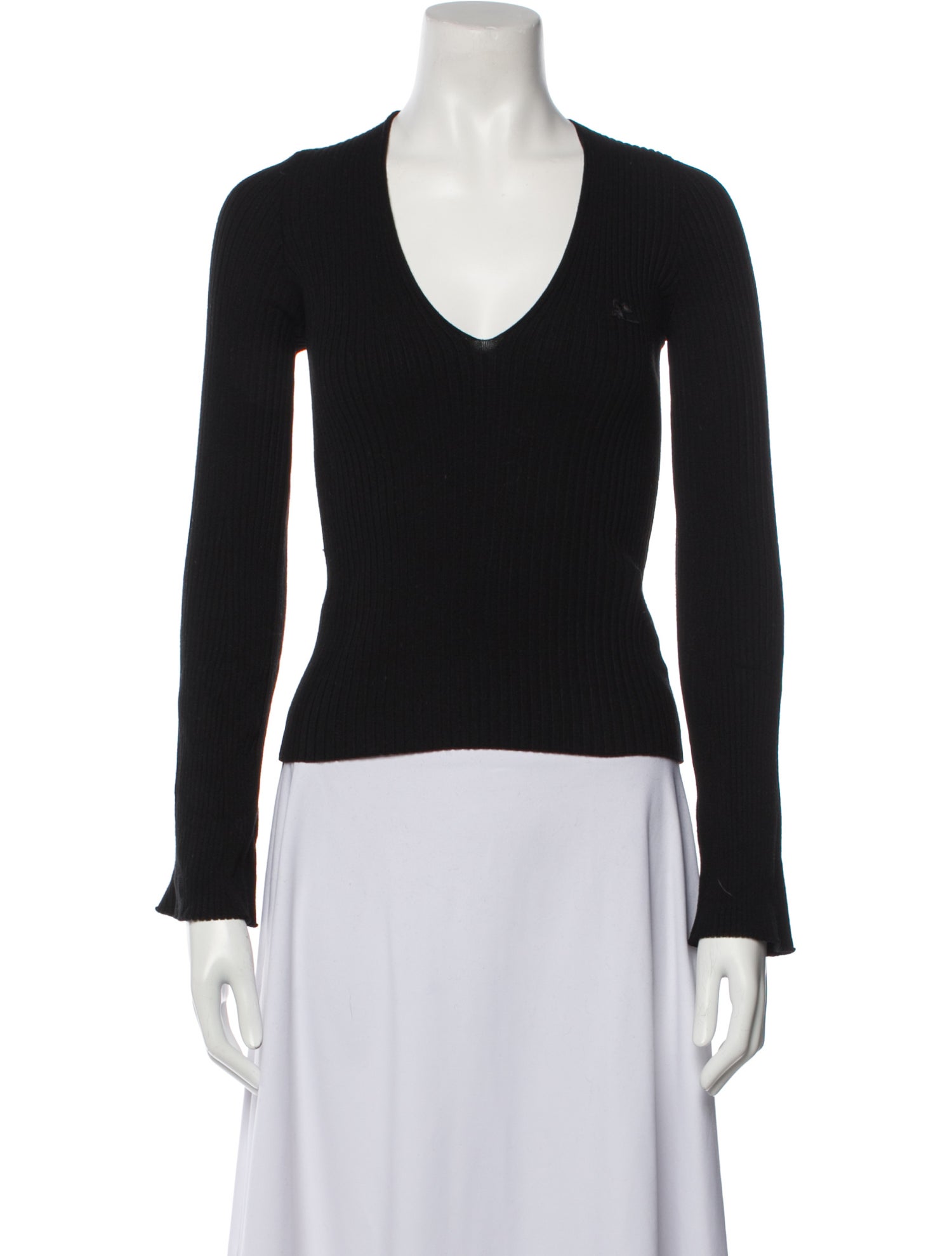 Courrèges V-Neck Sweater