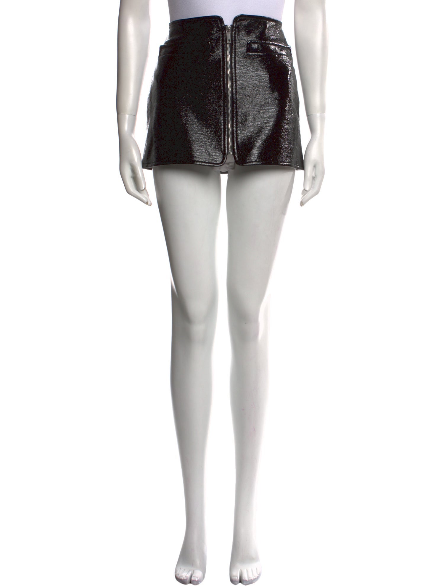 Courrèges Embroidered Accent Mini Skirt