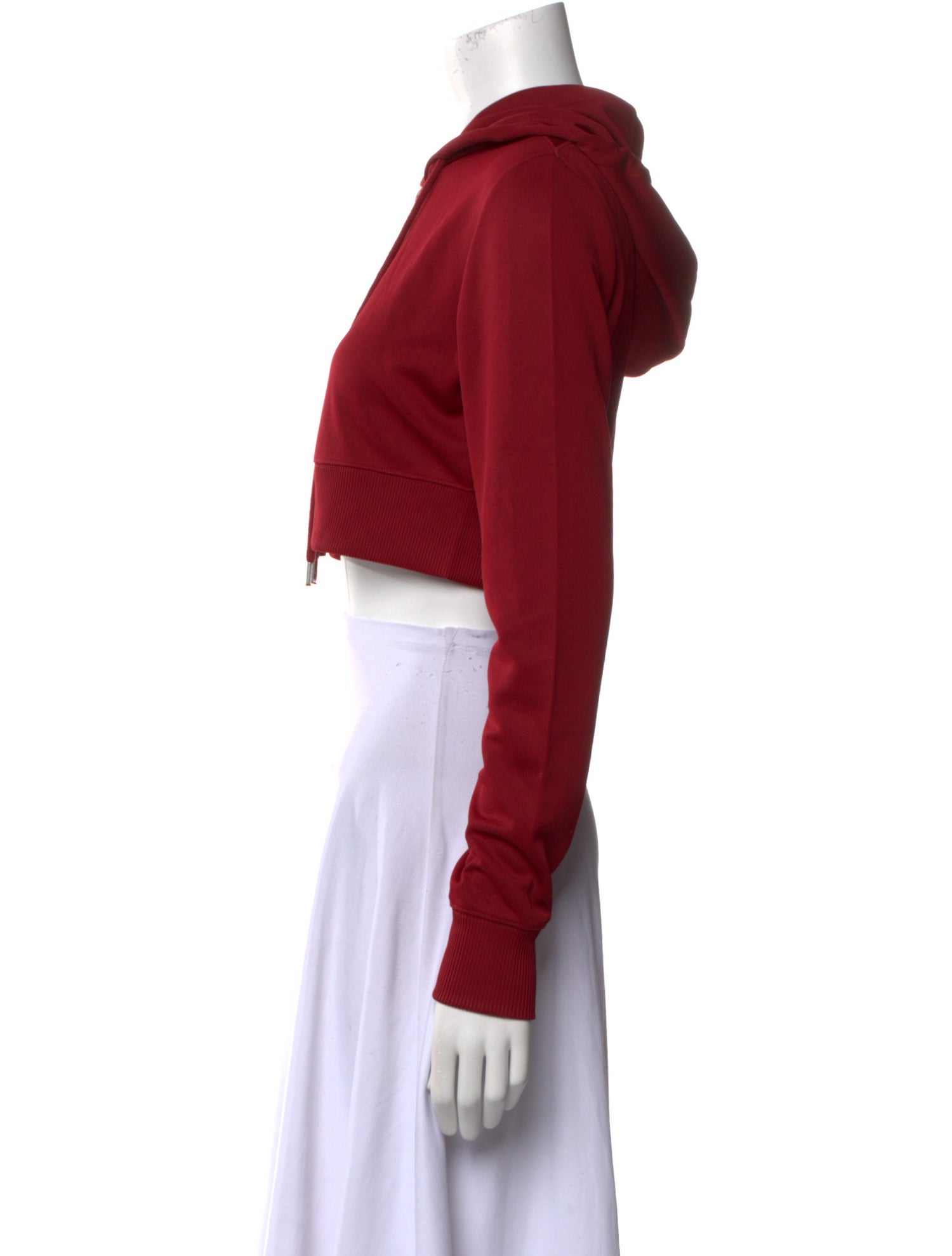 Courrèges Mock Neck Long Sleeve Sweatshirt