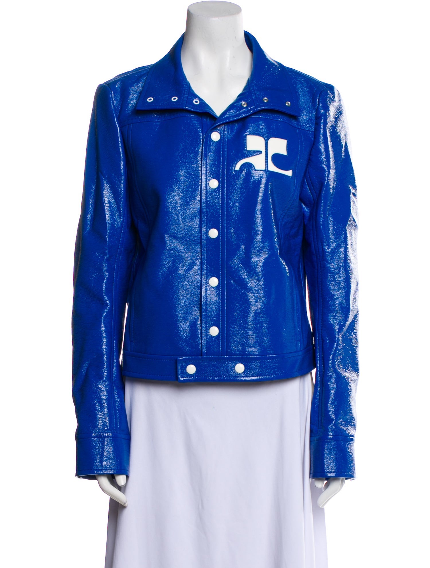 Courrèges Faux Fur Biker Jacket w/ Tags