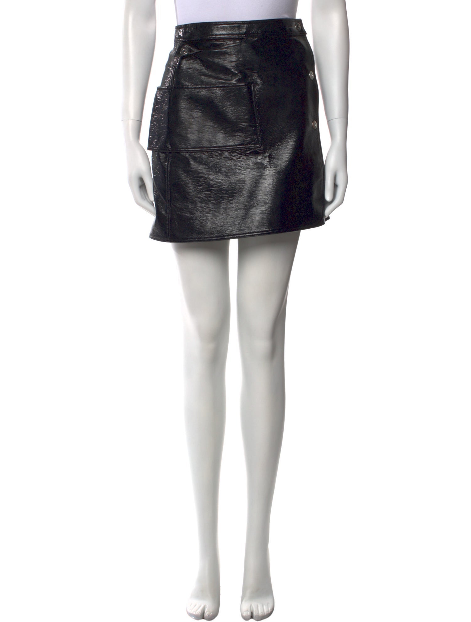 Courrèges Embroidered Accent Mini Skirt