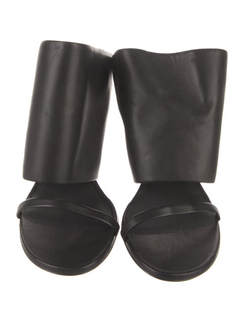 Courrèges Leather Slides