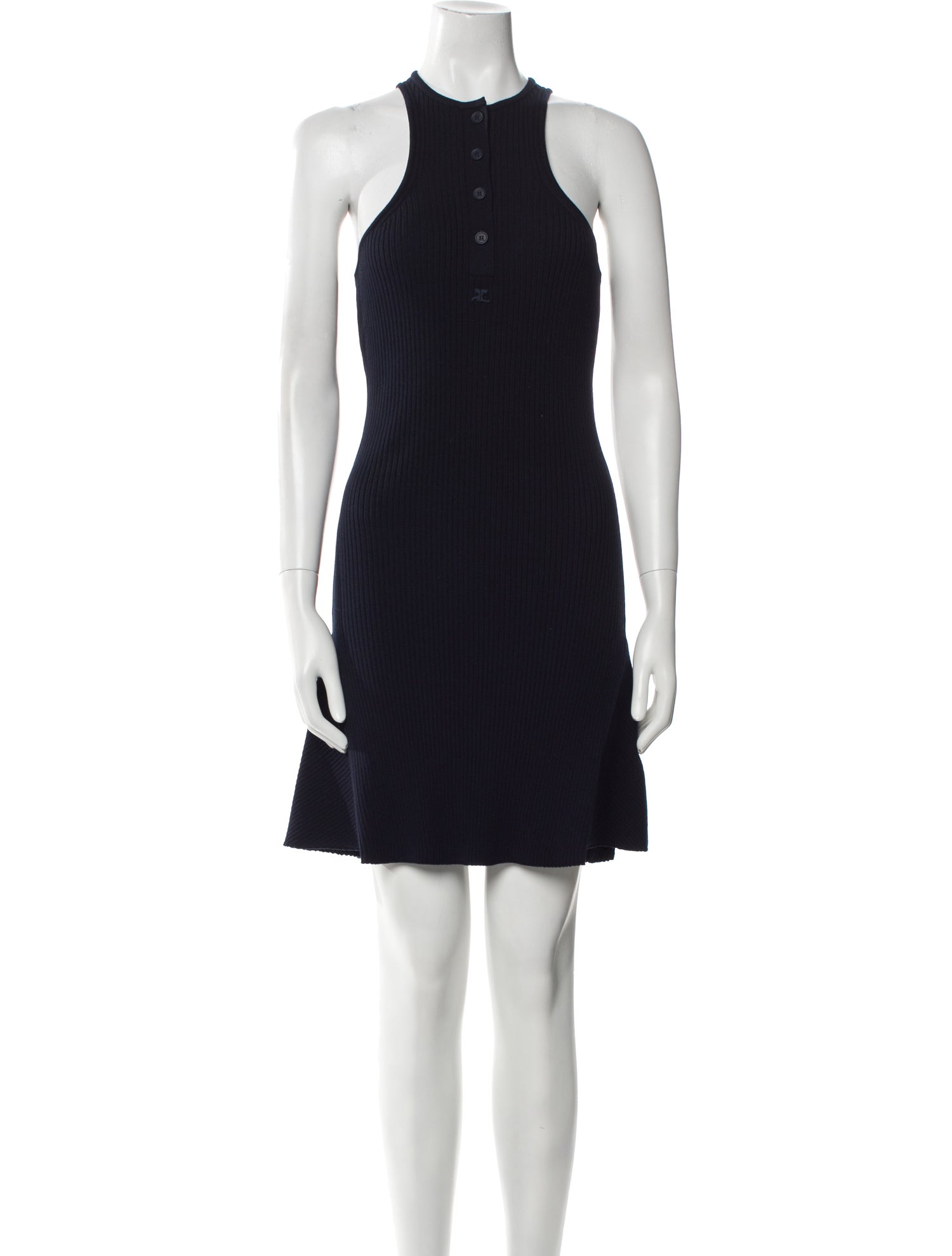 Courrèges Crew Neck Mini Dress w/ Tags