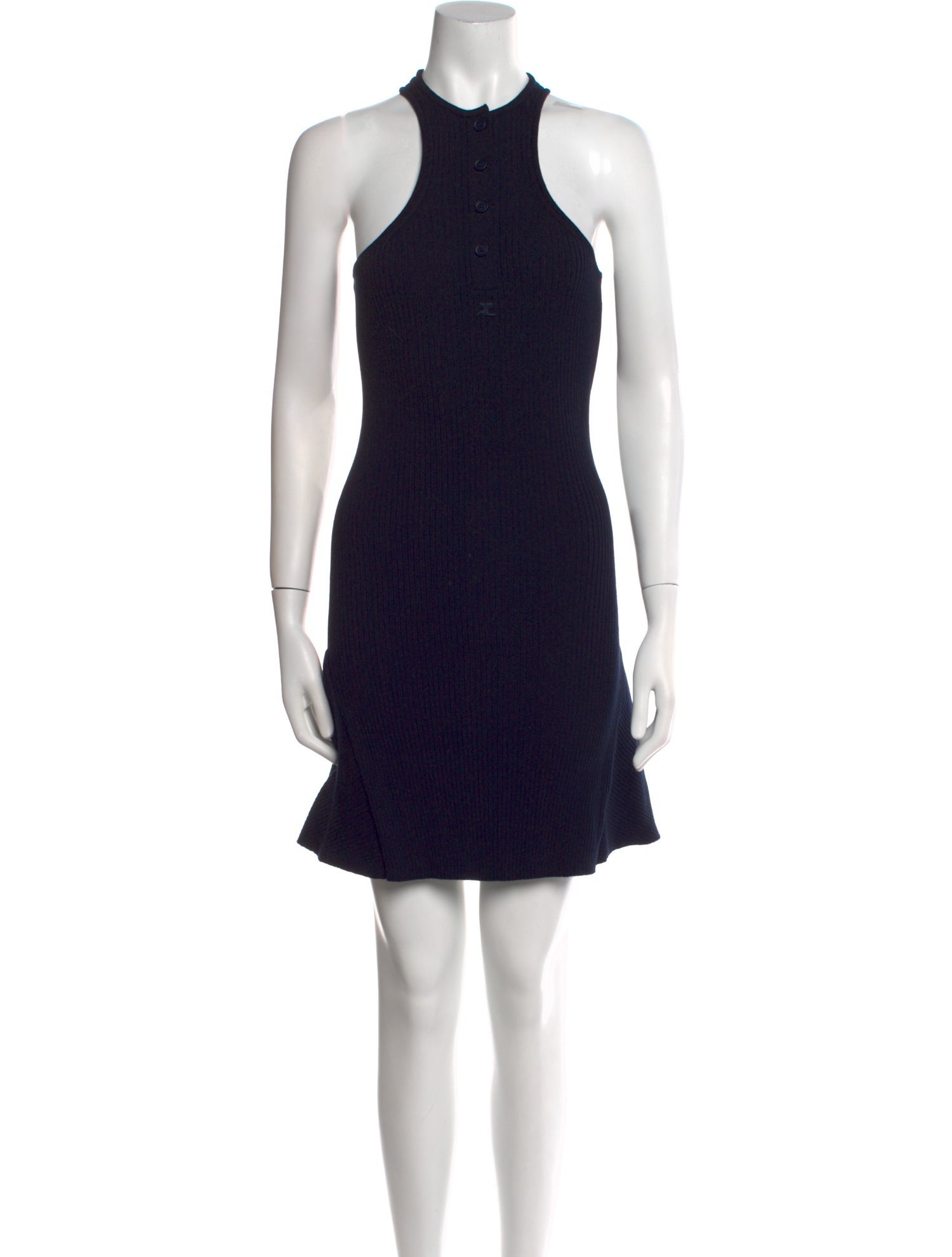 Courrèges Crew Neck Mini Dress w/ Tags