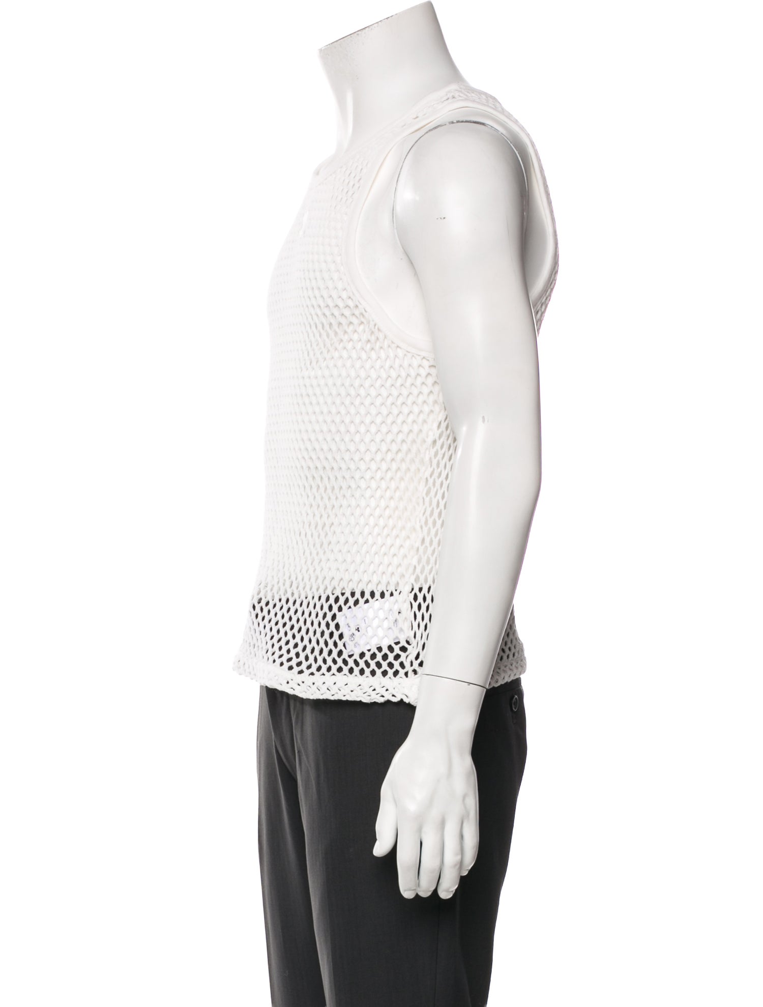 Courrèges Scoop Neck Sleeveless T-Shirt