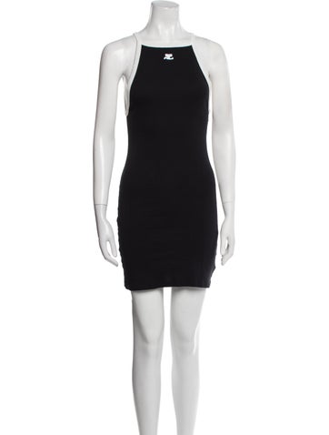 Courrèges Dresses Square Neckline Mini Dress S