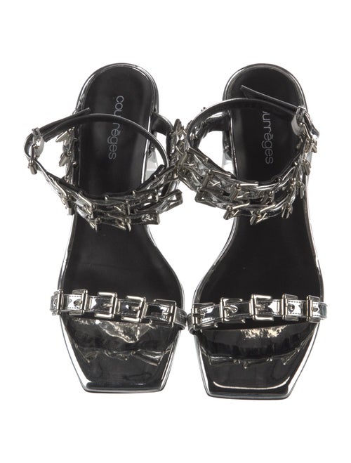 Courrèges Patent Leather Sandals