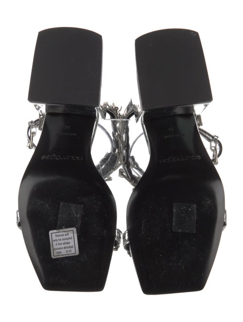 Courrèges Patent Leather Sandals