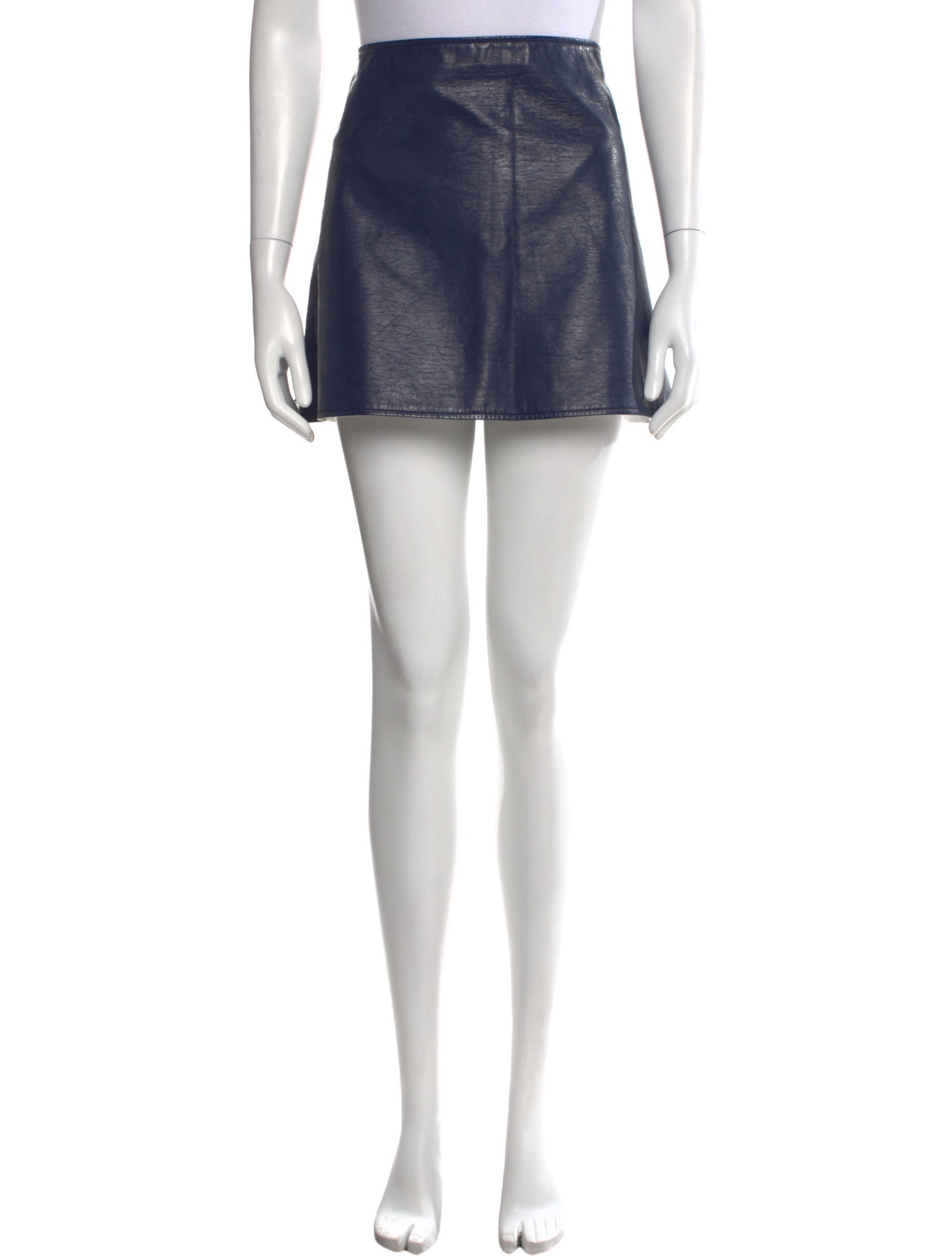 Courrèges Embroidered Accent Mini Skirt