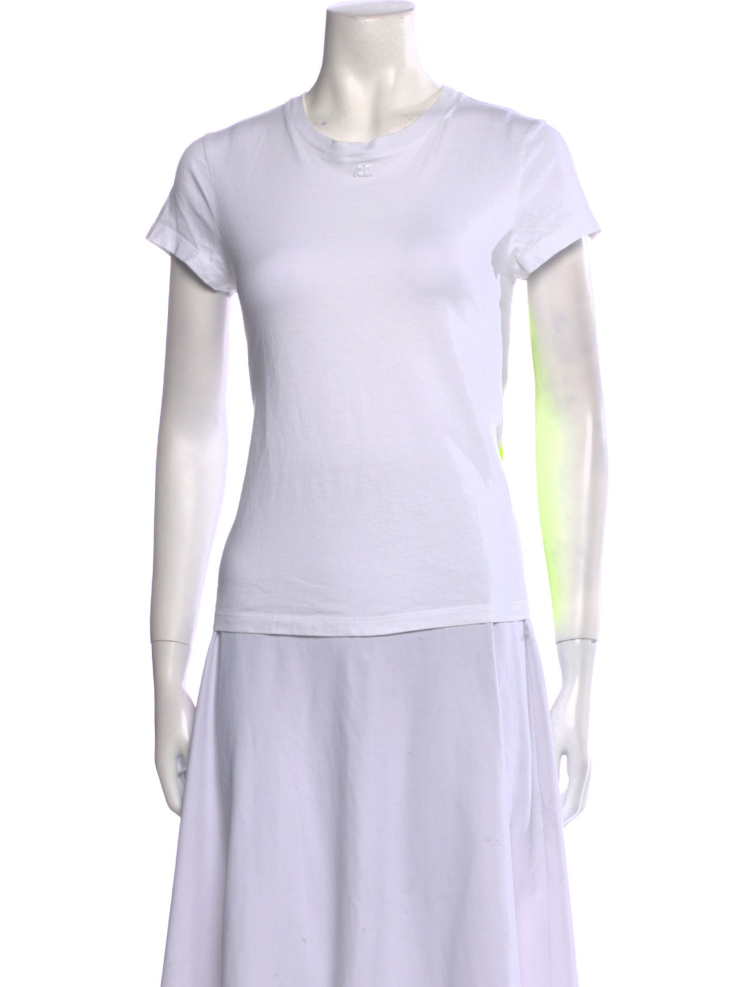 Courrèges Crew Neck Short Sleeve T-Shirt