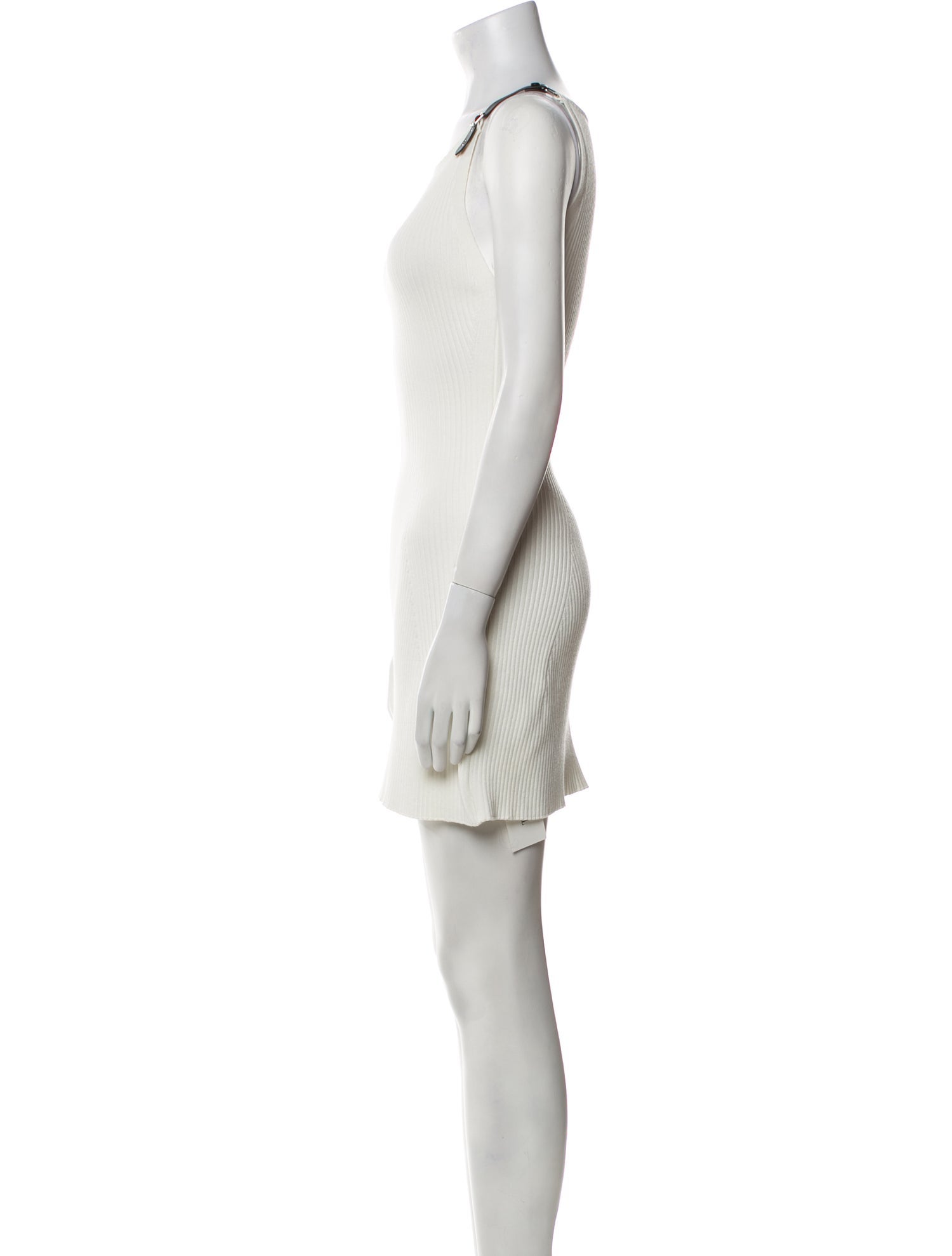 Courrèges Scoop Neck Mini Dress