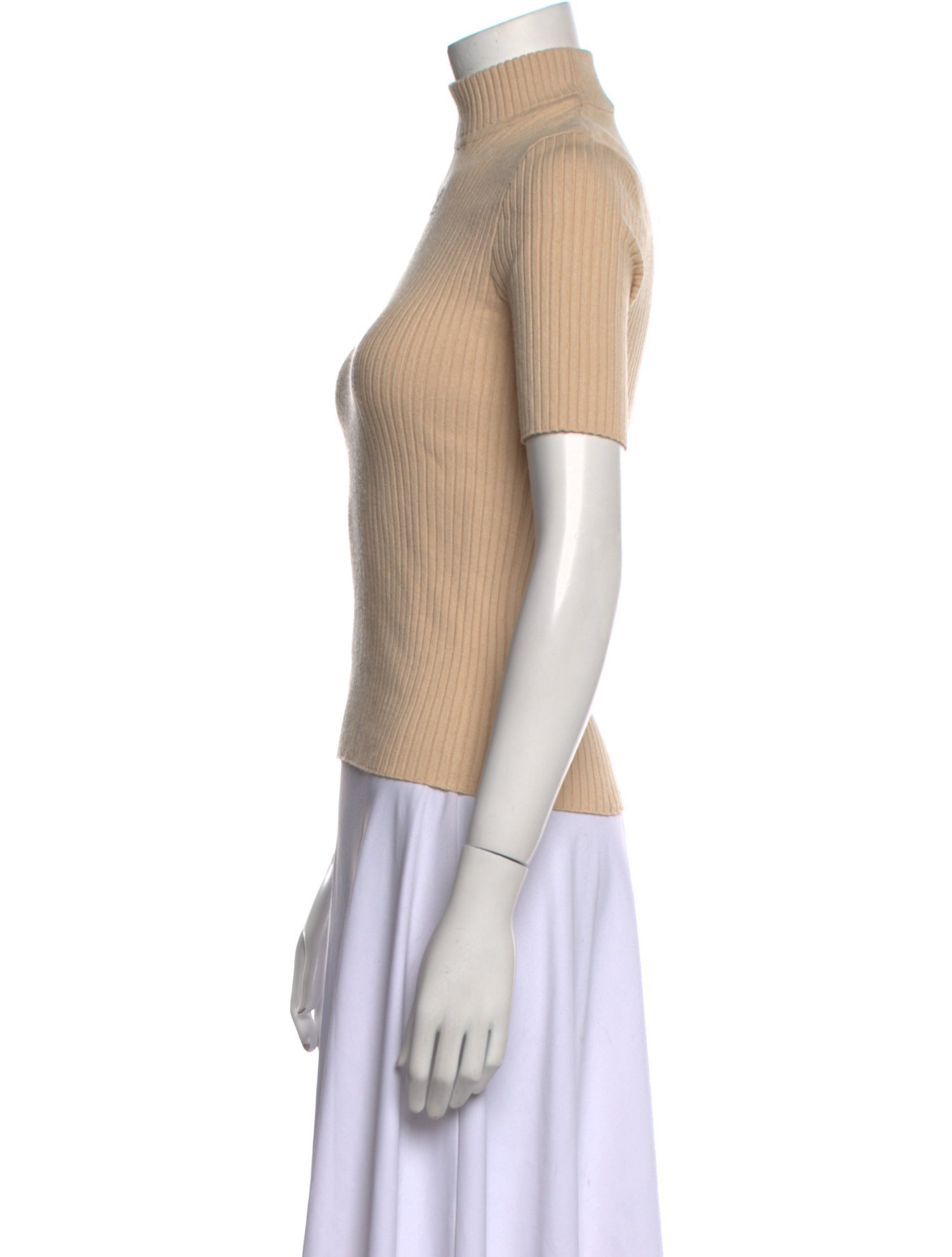 Courrèges Turtleneck Short Sleeve Top