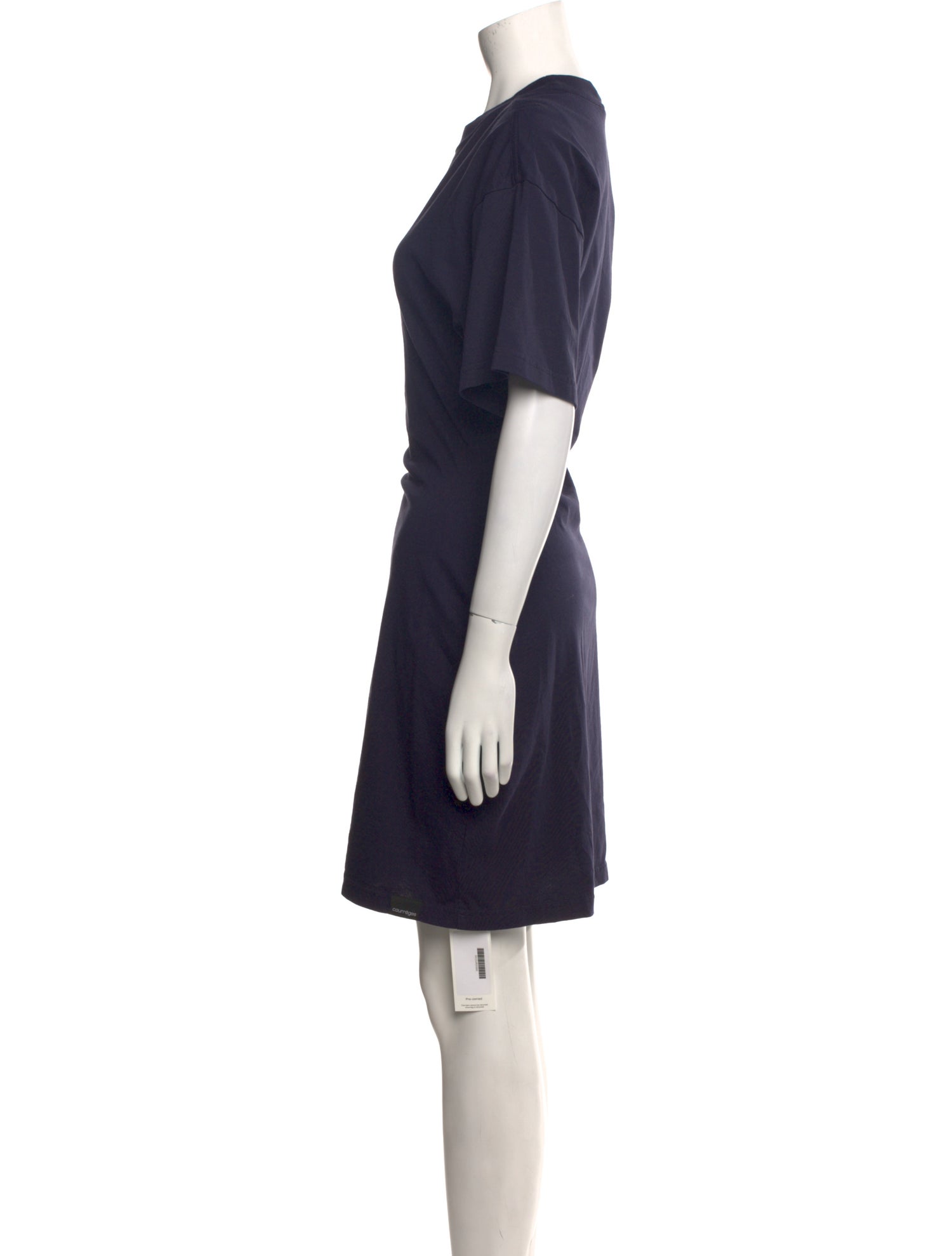 Courrèges Crew Neck Knee-Length Dress