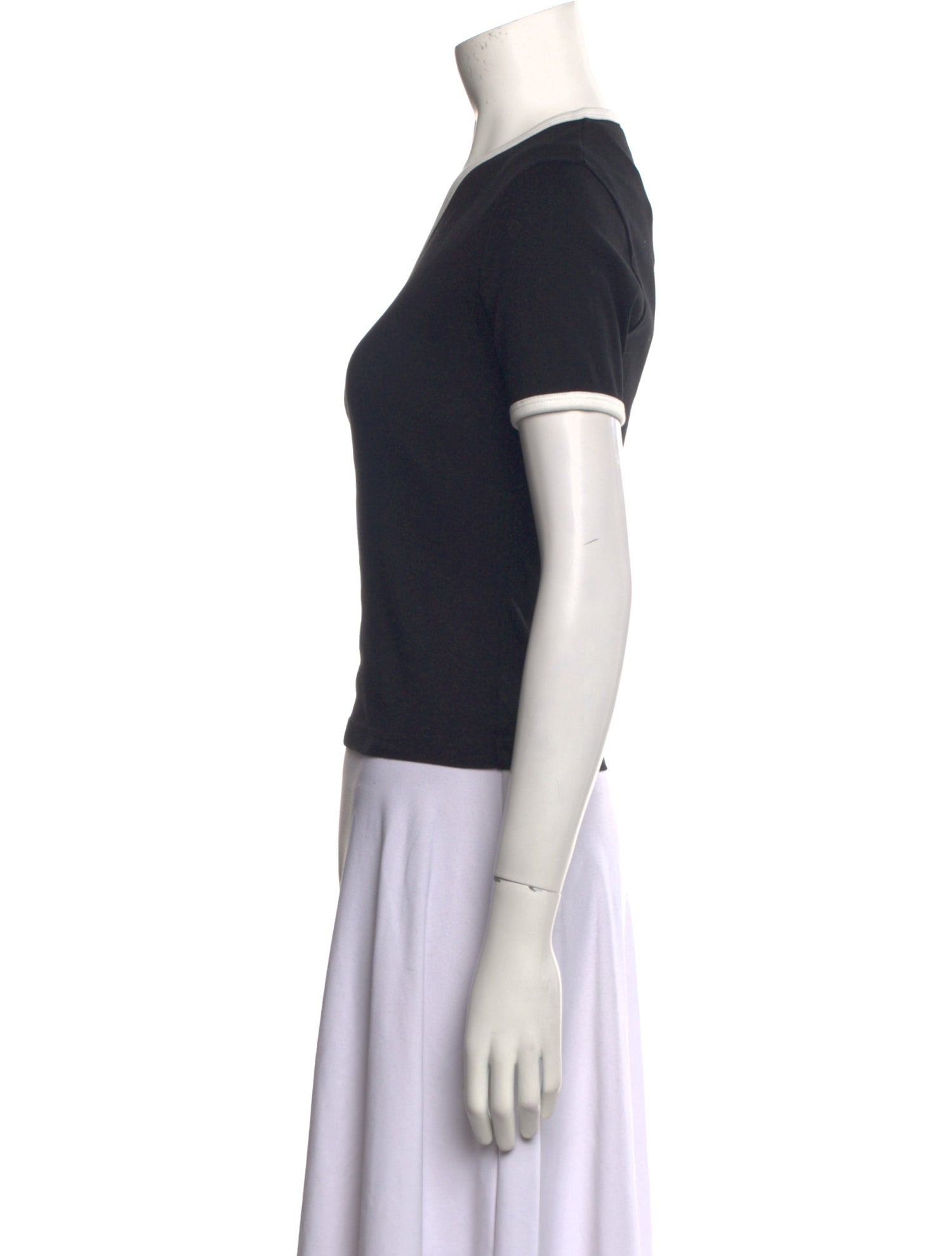 Courrèges Asymmetrical Short Sleeve T-Shirt w/ Tags