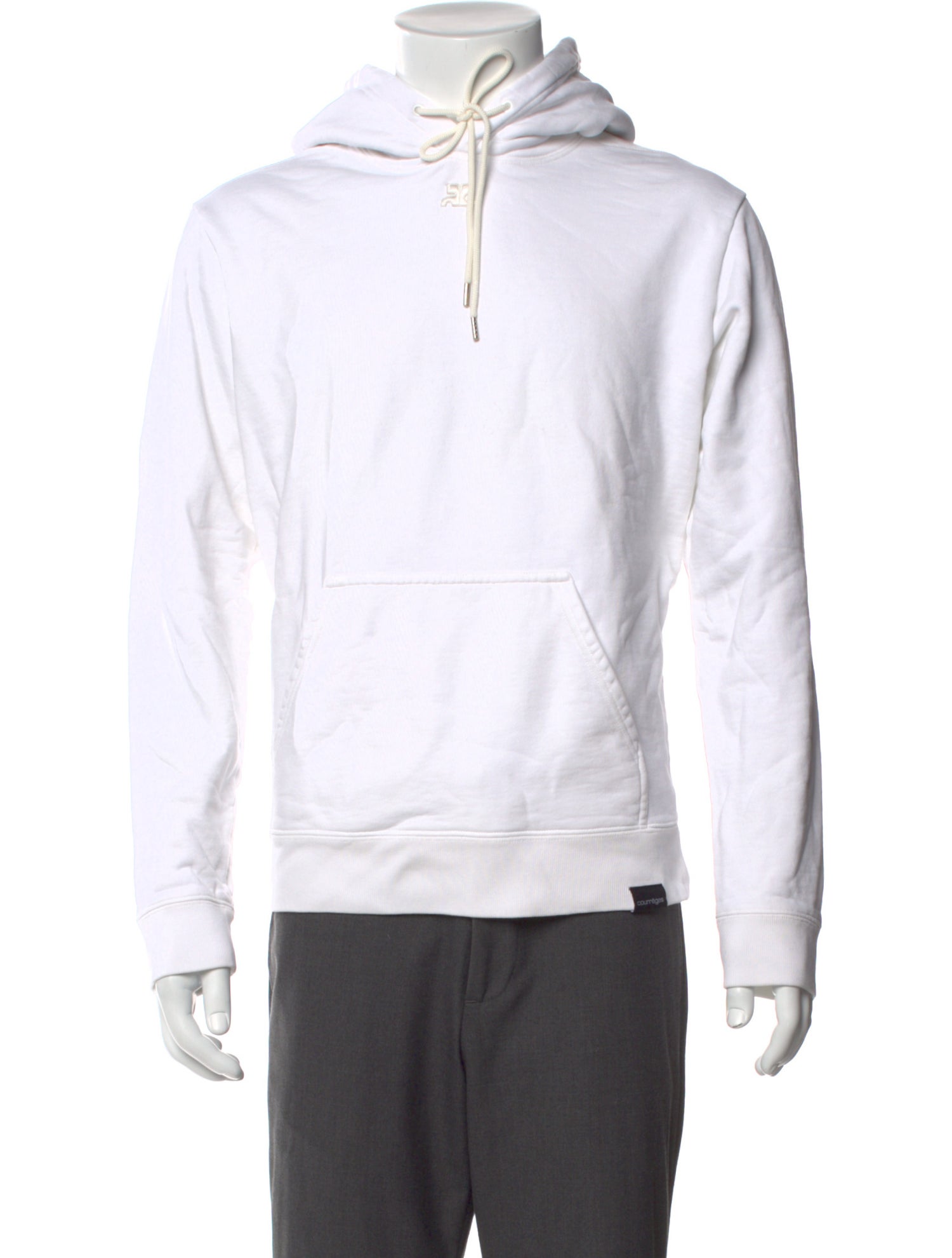 Courrèges Crew Neck Long Sleeve Hoodie