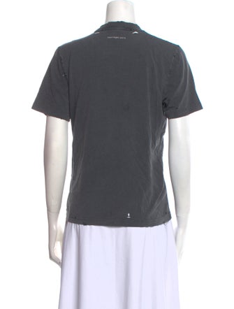 Courrèges Graphic Print Crew Neck T-Shirt