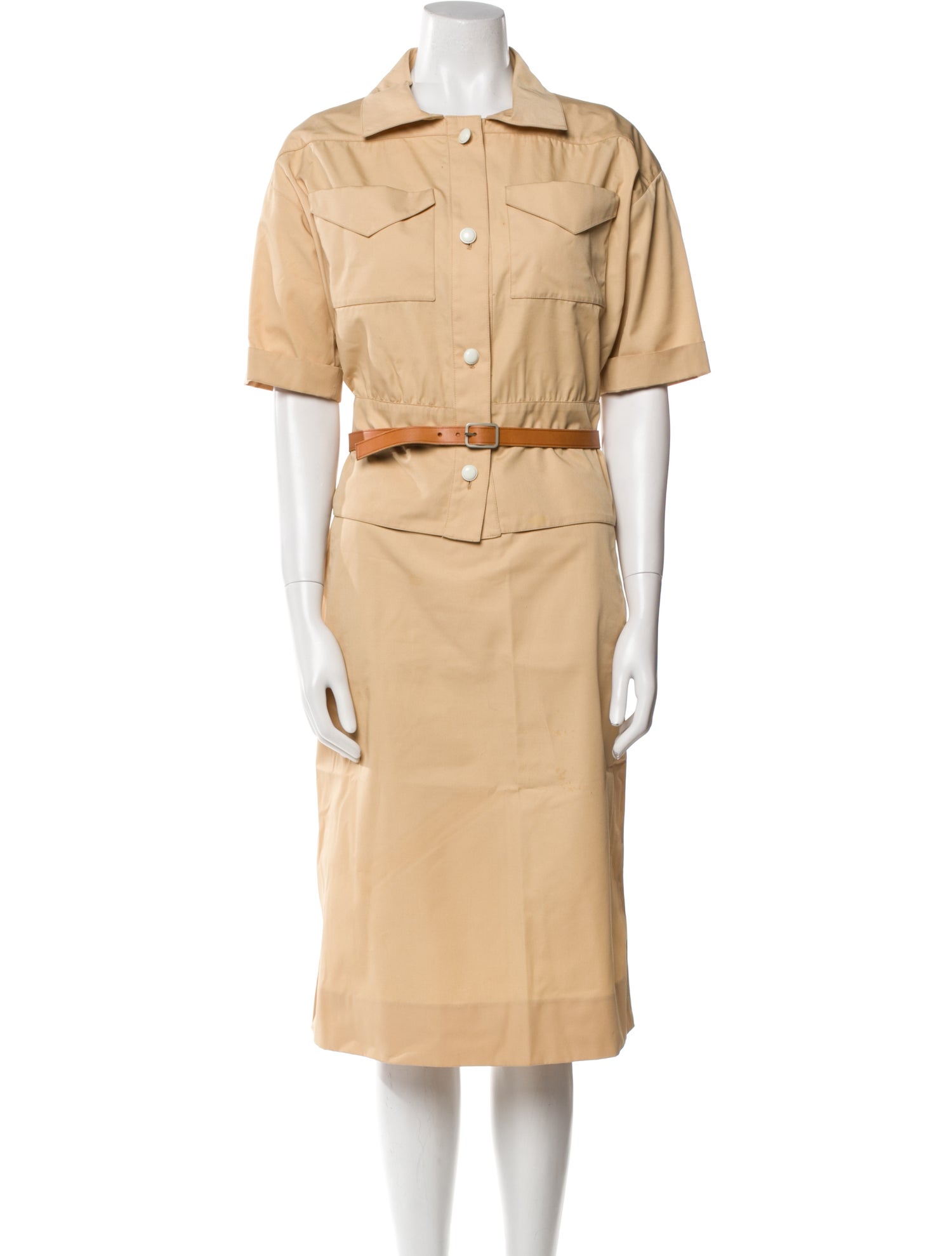 Courrèges Vintage Late 1970's - Early 1980's Skirt Set