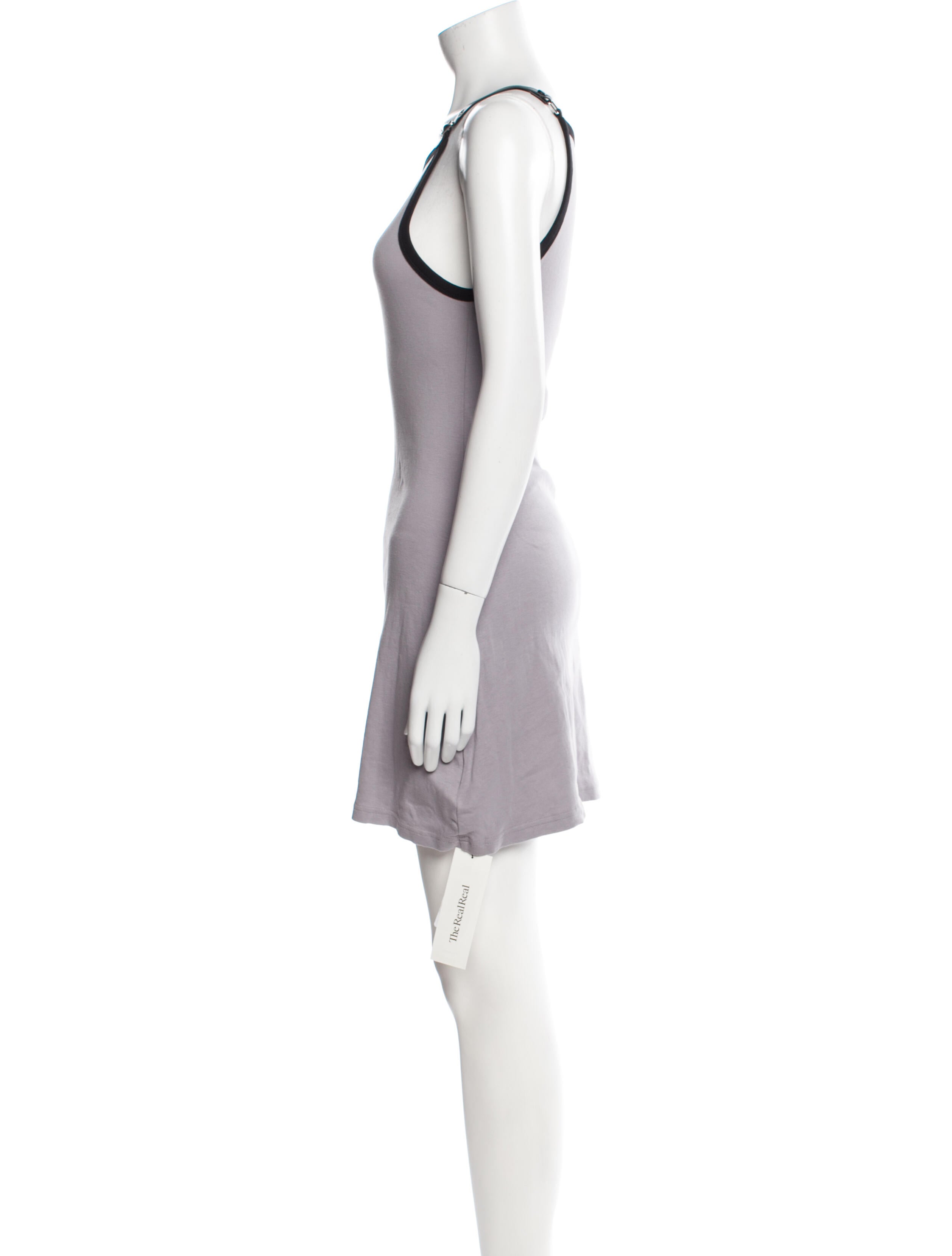 Courrèges Square Neckline Mini Dress
