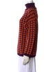 Courrèges Houndstooth Print Turtleneck Sweater