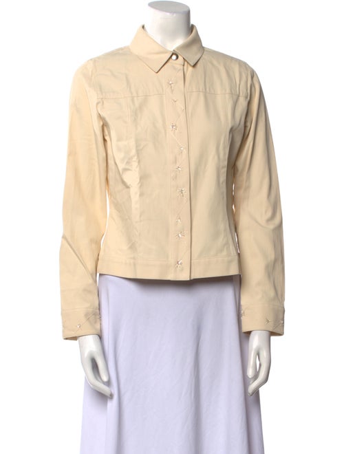 Courrèges Long Sleeve Button-Up Top