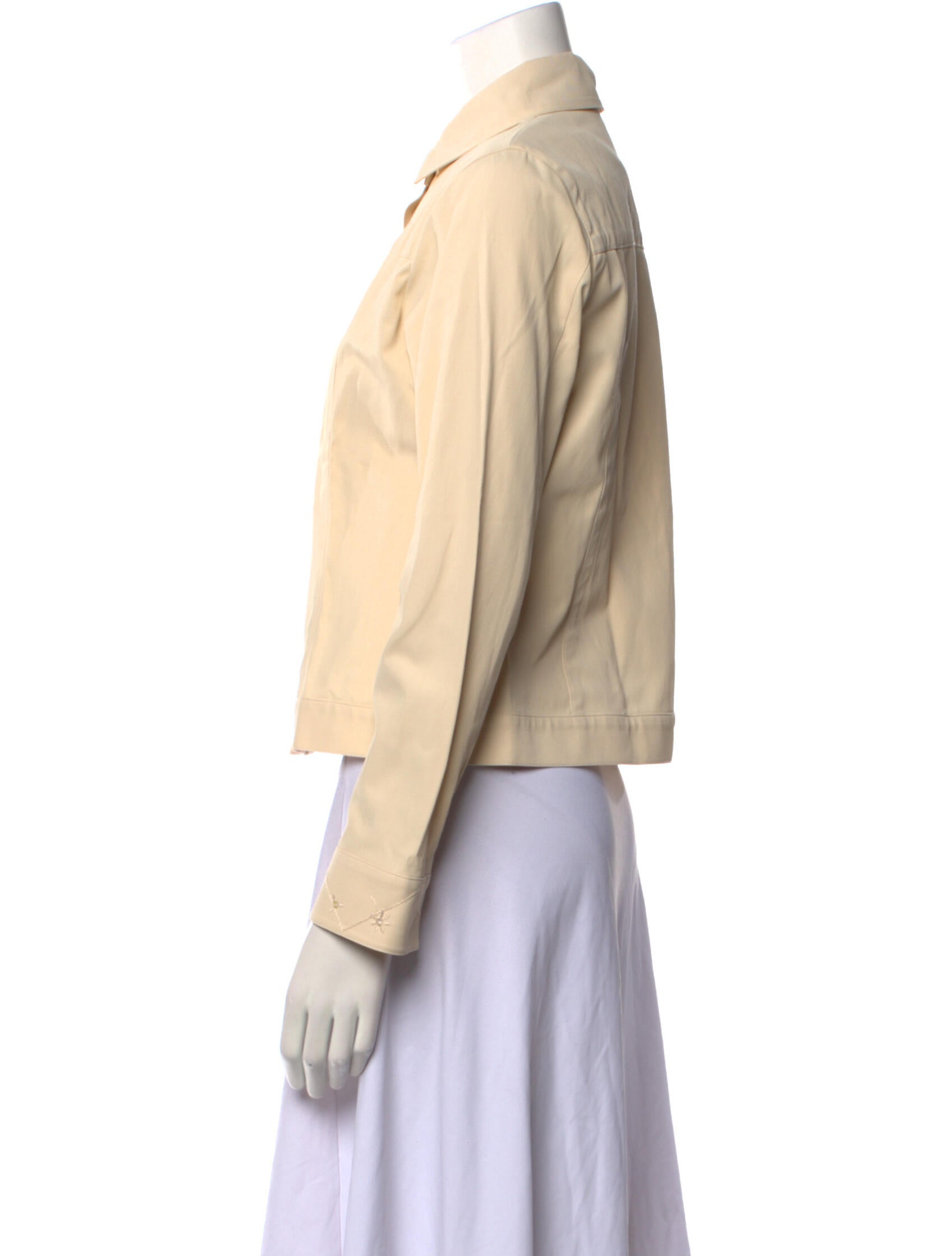 Courrèges Long Sleeve Button-Up Top