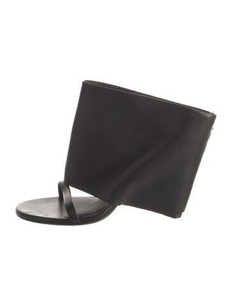 Courrèges Leather Slides