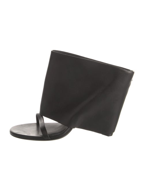 Courrèges Leather Slides