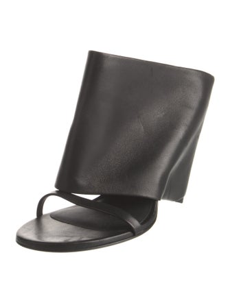 Courrèges Leather Slides