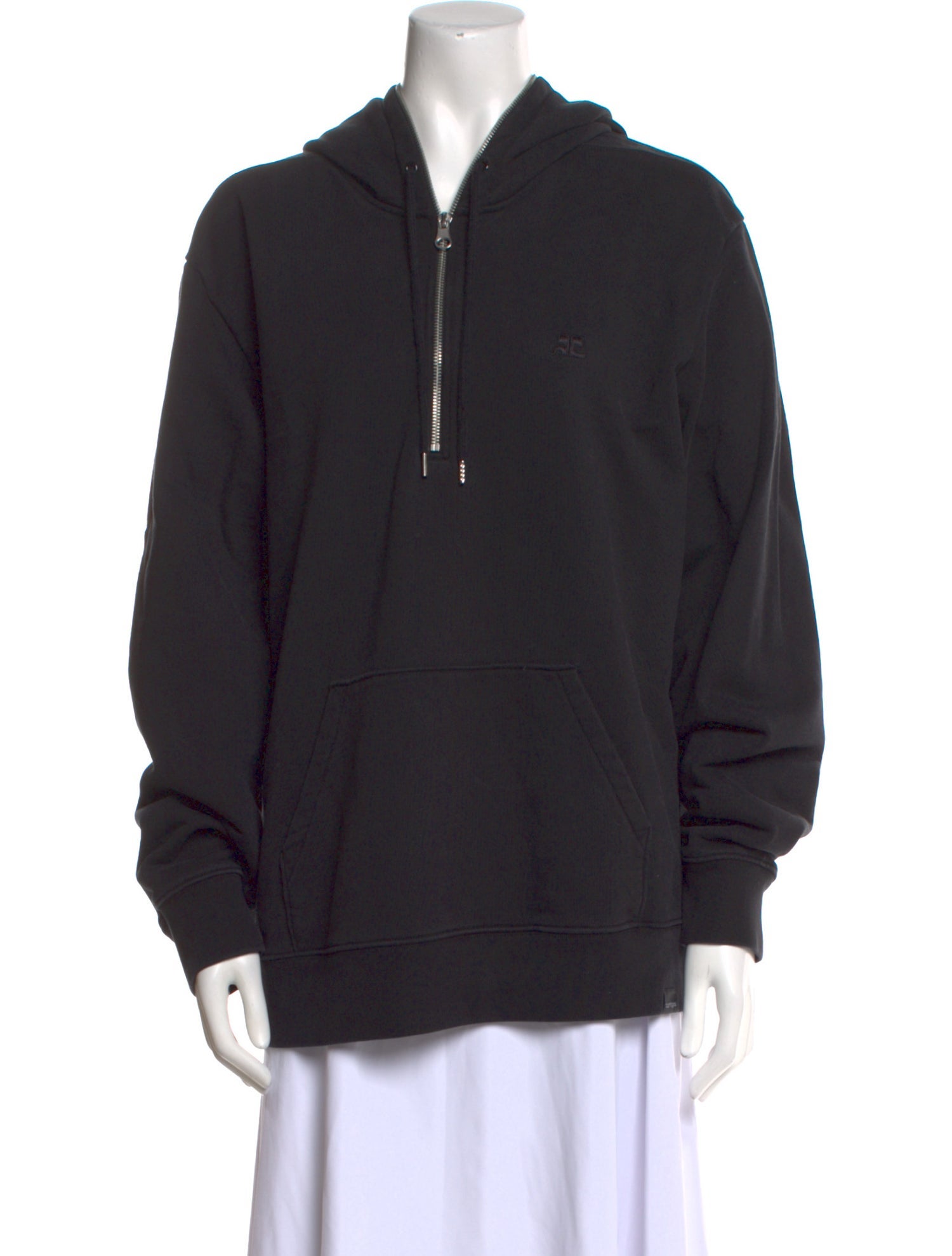 Courrèges Crew Neck Long Sleeve Sweatshirt