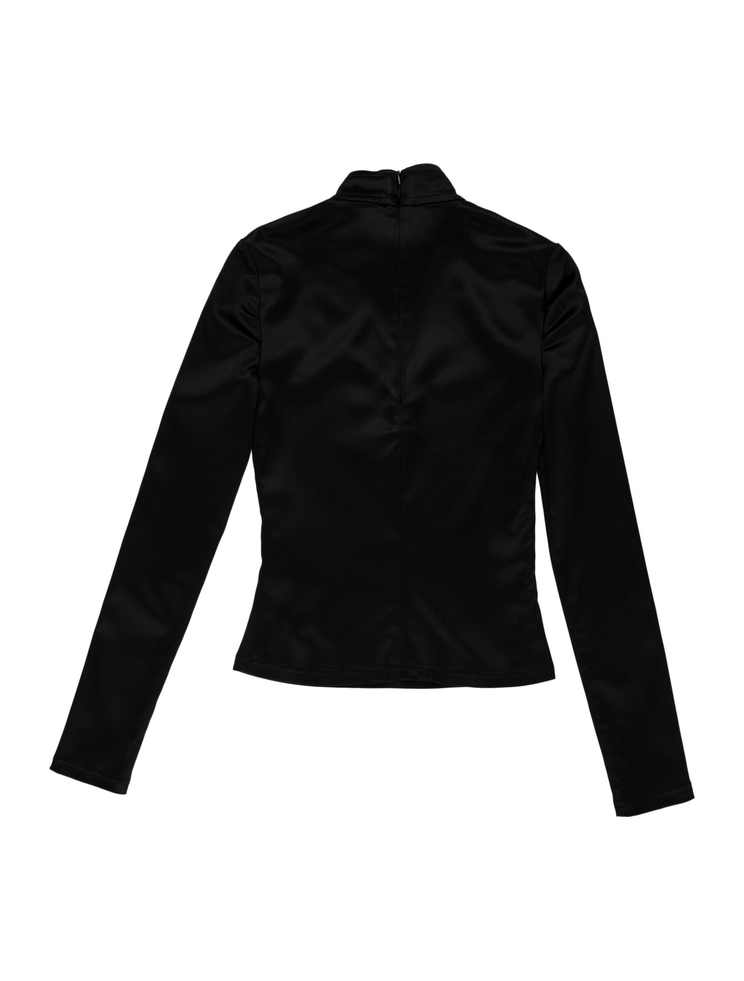 Courrèges Turtleneck Long Sleeve Crop Top